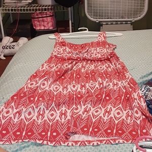 Red & White Dress
